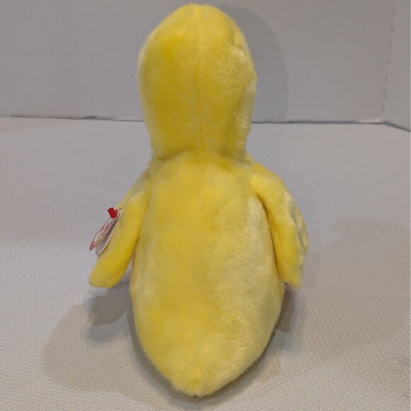 Lot of 2 TY Beanie Baby Birds Quackers Yellow Duck and Kuku White Cockatoo - Picture 5 of 14